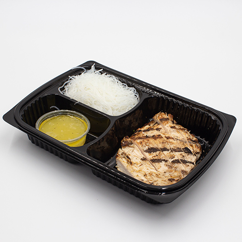 Grilled chicken + Asian noodles