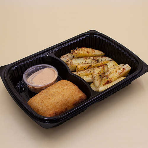 Cordon Bleu + Grilled potatoes