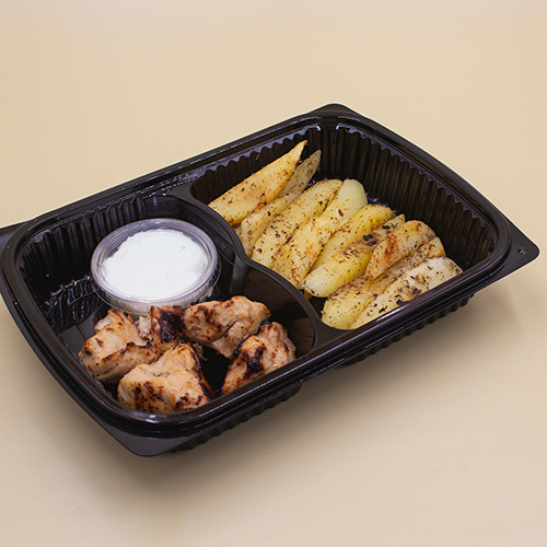 Grilled Taouk With potatoes