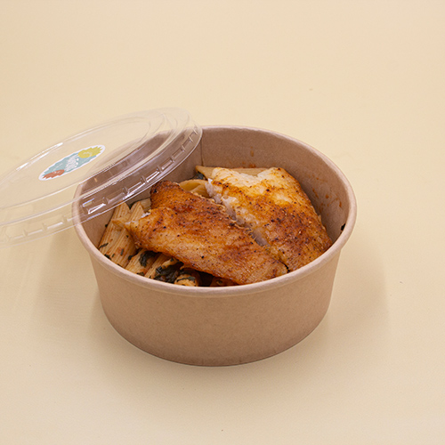 Fish filet pasta arabiata