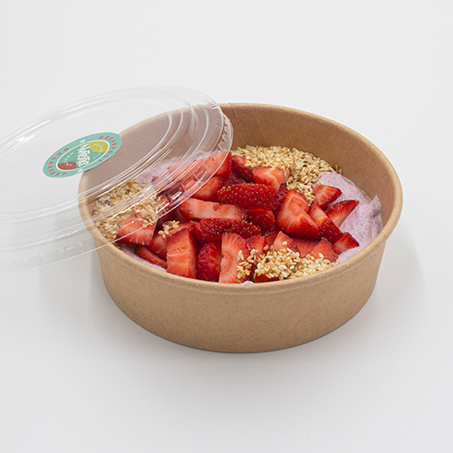 Lactose-free Greek yogurt berries