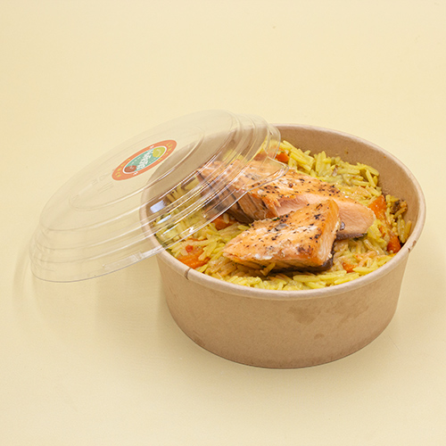 Coconut Curry Rice and Salmon